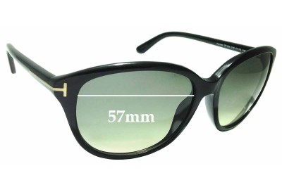 Tom Ford Karmen TF329 Replacement Lenses 57mm wide 