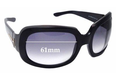 Tom Ford Lisa TF28 Replacement Lenses 61mm wide 