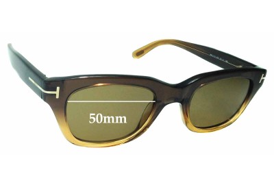 Tom Ford TF5178 Replacement Lenses 50mm wide 