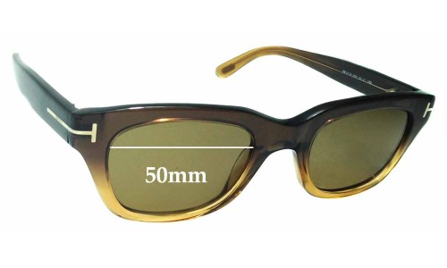 Sunglass Fix Replacement Lenses for Tom Ford TF5178 - 50mm Wide 