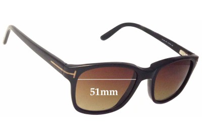 Tom Ford TF5196 Replacement Lenses 51mm wide 