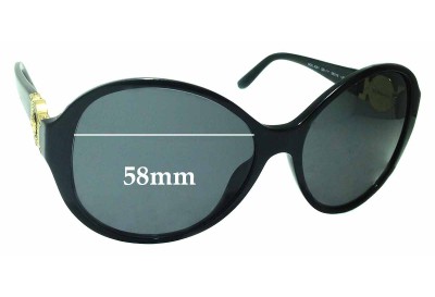 Versace MOD 4261 Replacement Lenses 58mm wide 