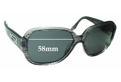 Versace MOD 4238-B Replacement Lenses 58mm wide 