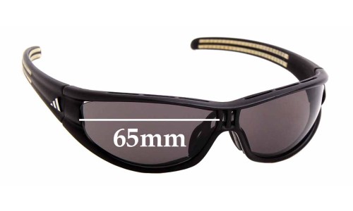 Sunglass Fix Lentilles de Remplacement pour Adidas A135 Evil Eye Explorer S - 65mm Wide 