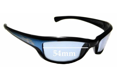 Arnette AN4037 Replacement Lenses 54mm wide 