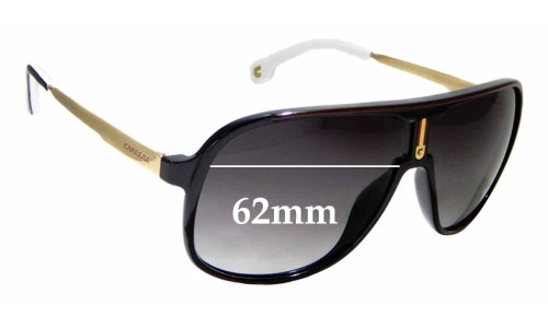 Sunglass Fix Replacement Lenses for Carrera 1007/S - 62mm Wide 