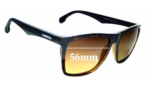 Sunglass Fix Replacement Lenses for Carrera 5041/S - 56mm Wide 