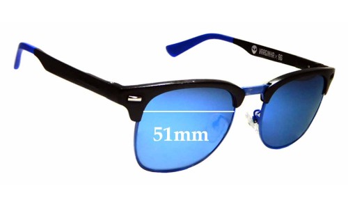 Sunglass Fix Replacement Lenses for Chilli Beans Varginha X96 - 51mm Wide 