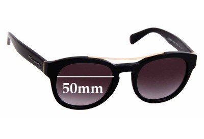 Dolce & Gabbana DG4274 Replacement Lenses 50mm wide 