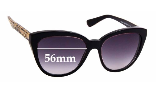 Sunglass Fix Replacement Lenses for Dolce & Gabbana DG4250 - 56mm Wide 