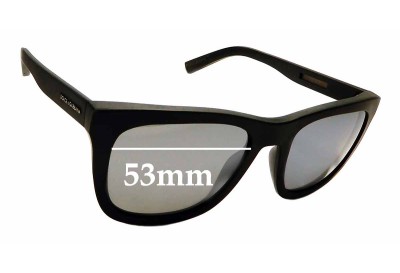 Dolce & Gabbana DG2145 Replacement Lenses 53mm wide 