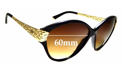 Sunglass Fix Replacement Lenses for Dolce & Gabbana DG4130 - 60mm Wide 