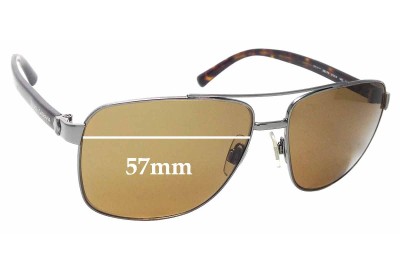 Dolce & Gabbana DG2131 Replacement Lenses 57mm wide 
