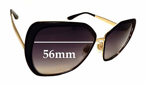 Sunglass Fix Replacement Lenses for Dolce & Gabbana DG2197 - 56mm Wide 