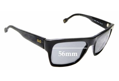 Dolce & Gabbana DG3044 Replacement Lenses 56mm wide 