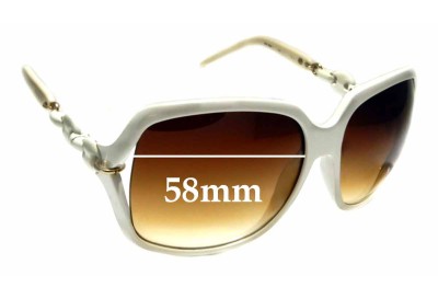 Gucci GG3584 Replacement Lenses 58mm wide 