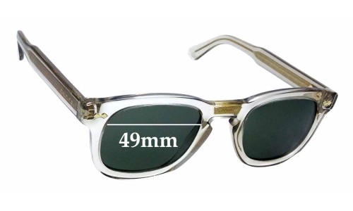 Sunglass Fix Replacement Lenses for Gucci GG0182/S - 49mm Wide 