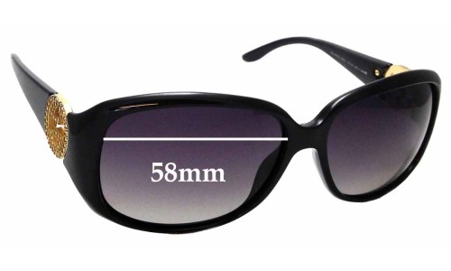 Sunglass Fix Replacement Lenses for Gucci GG3578/S - 58mm Wide 