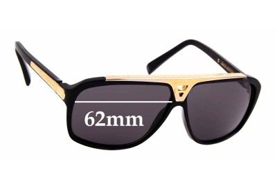 Louis Vuitton - Evidence Sunglasses Black/Gold Z0105W For Men's  Accessories