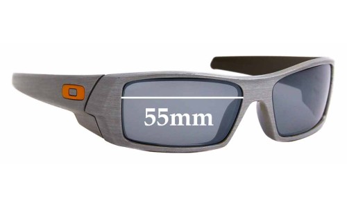 Sunglass Fix Replacement Lenses for Oakley Gascan - 55mm Wide 