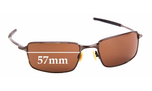 Oakley Square Wire  Replacement Lenses 57mm wide 