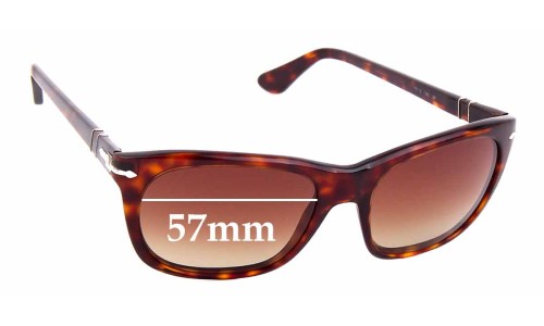 Sunglass Fix Replacement Lenses for Persol 3135/S - 57mm Wide 