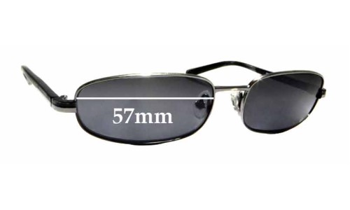 Sunglass Fix Replacement Lenses for Prada SPR56E & PR56ES - 57mm Wide 