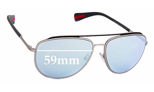 Prada SPS55R & PS55RS Replacement Lenses 59mm wide 
