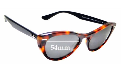 Sunglass Fix Replacement Lenses for Ray Ban RB4314-N Nina - 54mm Wide 