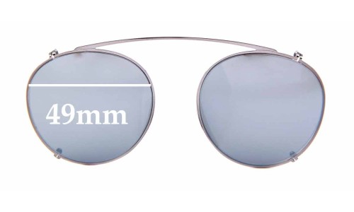 Sunglass Fix Replacement Lenses for Ray Ban RB2447-C - 49mm Wide 