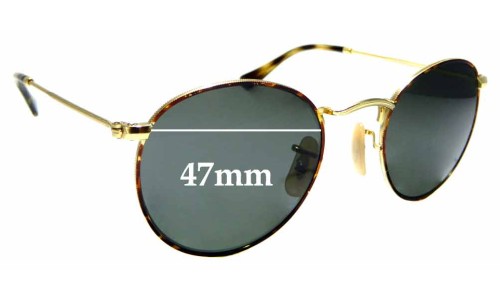 Ray Ban RB3447-V Replacement Lenses 47mm wide 
