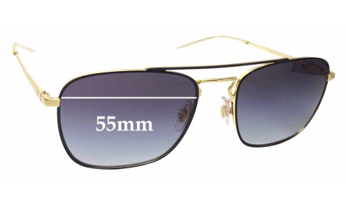 Sunglass Fix Replacement Lenses for Ray Ban RB3588 - 55mm Wide 