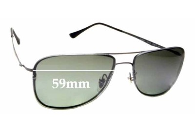 Ray Ban RB8054LightRay Replacement Lenses 59mm wide 