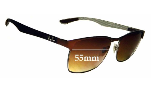 Sunglass Fix Replacement Lenses for Ray Ban RB8416 - 55mm Wide 