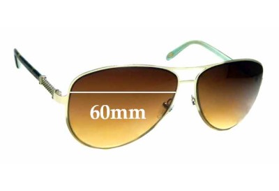 Tiffany & Co TF 3048-B Replacement Lenses 60mm wide 
