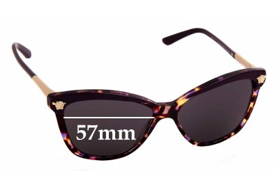Versace MOD 4313 Replacement Lenses 57mm wide 