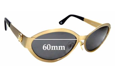 Versace MOD S97 Replacement Lenses 60mm wide 