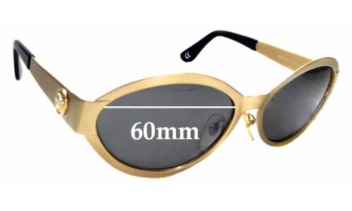 Sunglass Fix Replacement Lenses for Versace MOD S97 - 60mm Wide 