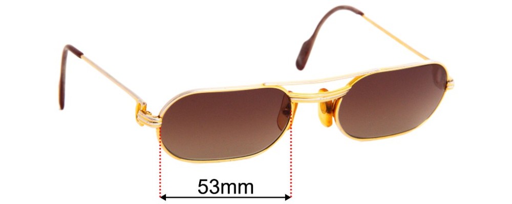 Cartier Must Replacement Lenses 53mm 