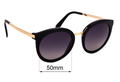 Dolce & Gabbana DG4268 Replacement Lenses 50mm wide 