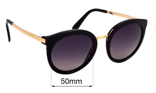 Sunglass Fix Lentilles de Remplacement pour Dolce & Gabbana DG4268 - 50mm Wide 