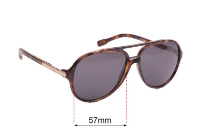 Dolce & Gabbana DG8078 Replacement Lenses 57mm wide 