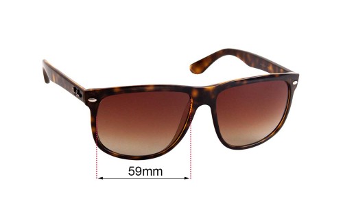 Sunglass Fix Replacement Lenses for Ray Ban RAJ4935AA - 59mm Wide 