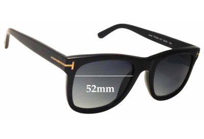 Tom Ford Jared TF331 Replacement Lenses 52mm wide 
