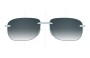 Sunglass Fix Replacement Lenses for Ray Ban RB3156 - 60mm Wide 