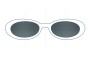 Sunglass Fix Replacement Lenses for Serengeti Tanaga - 61mm Wide 