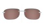Sunglass Fix Replacement Lenses for Maui Jim MJ412 Banyans Newer with Gaskets - 70mm Wide 