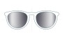 Sunglass Fix Replacement Lenses for Ray Ban RB4257 Gatsby II - 50mm Wide 