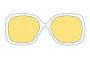 Sunglass Fix Replacement Lenses for Gucci GG0808S - 53mm Wide 