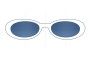 Sunglass Fix Replacement Lenses for Ray Ban B&L W1958 Fugitives - 60mm Wide 